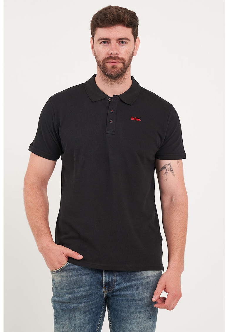 Tricou polo de bumbac pique