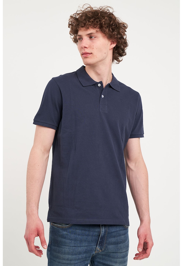 Tricou polo de bumbac din pique