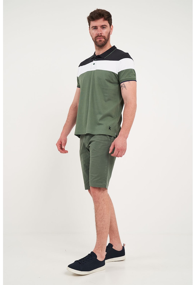 Bermude chino cu model uni