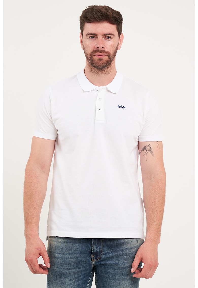 Tricou polo de bumbac pique