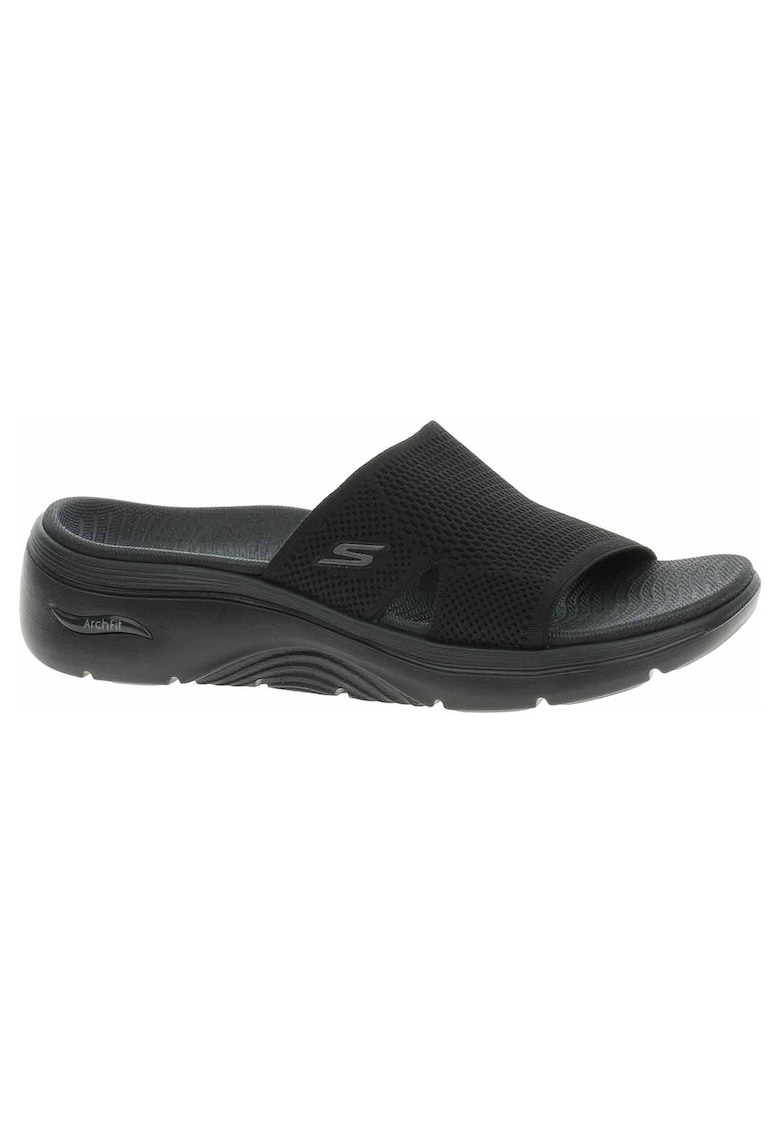 Papuci dama GO WALK Arch Fit 2.0 Sandal - Dakota - negru - Negru