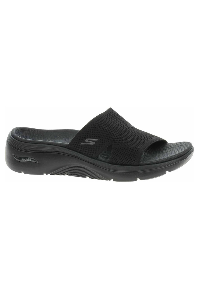 Papuci dama GO WALK Arch Fit 2.0 Sandal - Dakota - negru - Negru