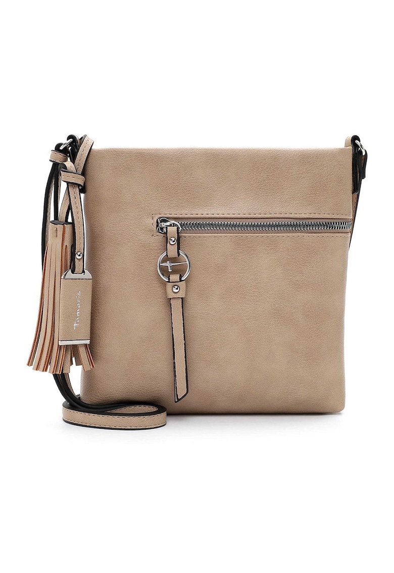 Geanta crossbody din piele ecologica cu accesoriu canaf