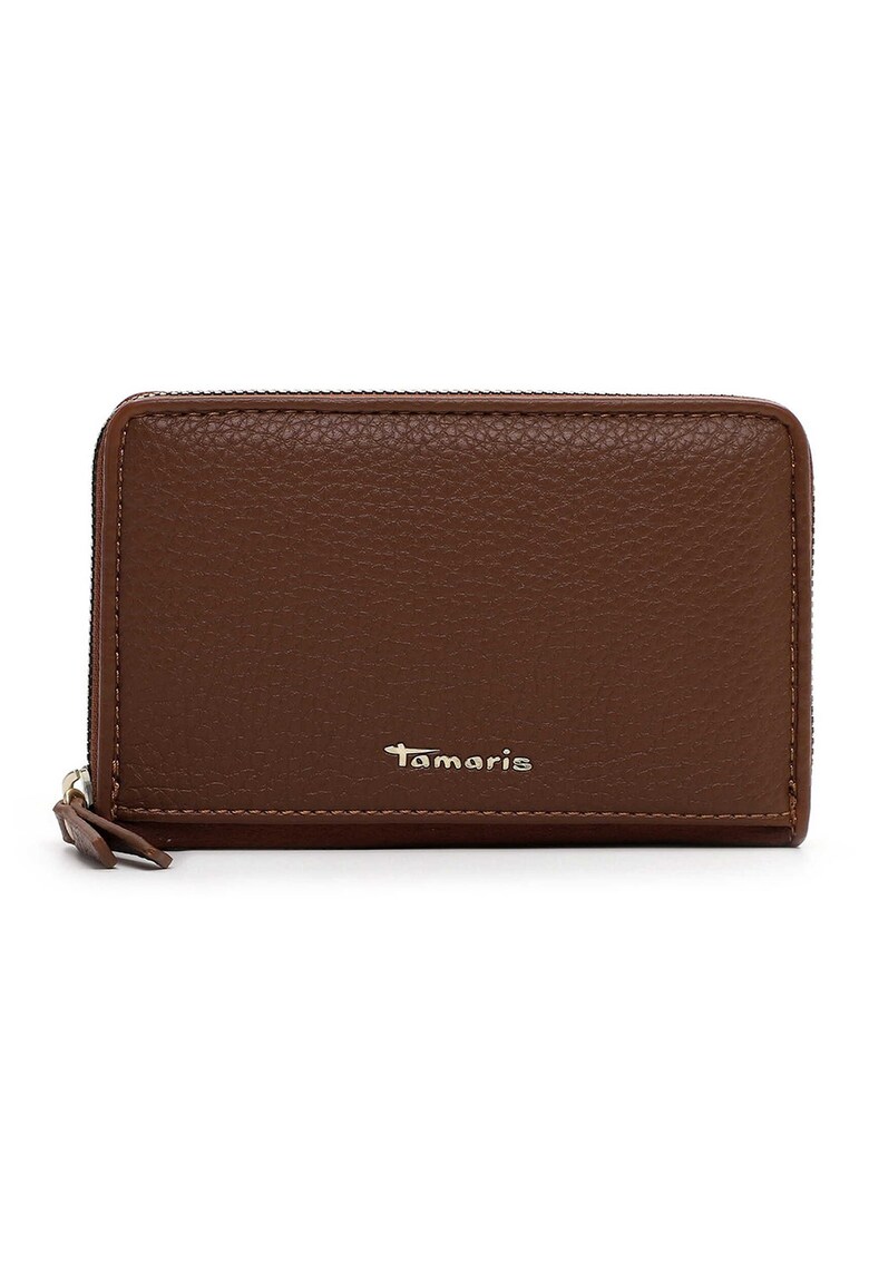 Portofel din piele ecologica - Maro cognac