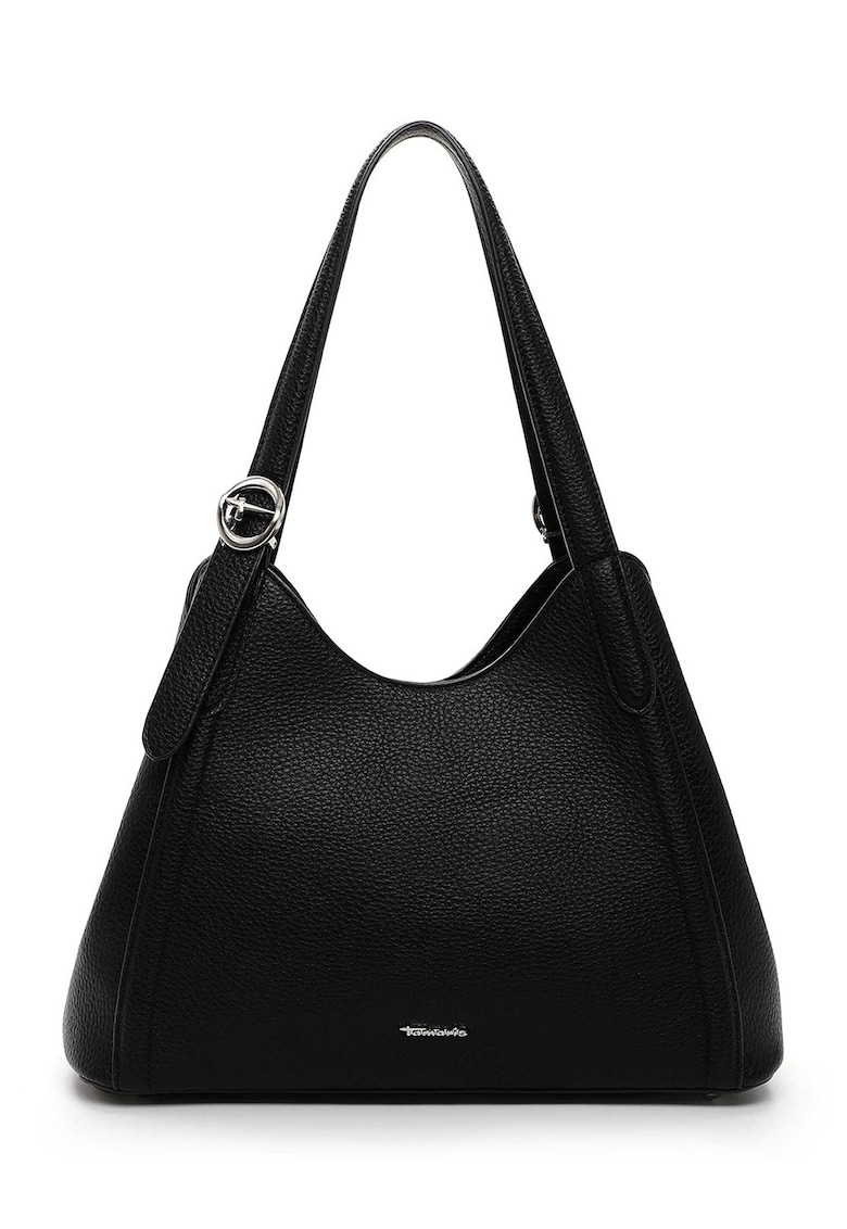 Geanta shopper din piele ecologica cu logo metalic discret