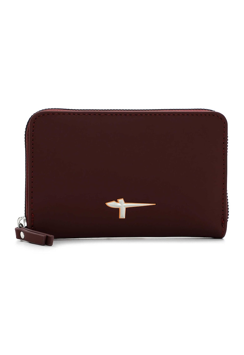 Portofel uni cu fermoar - Visiniu