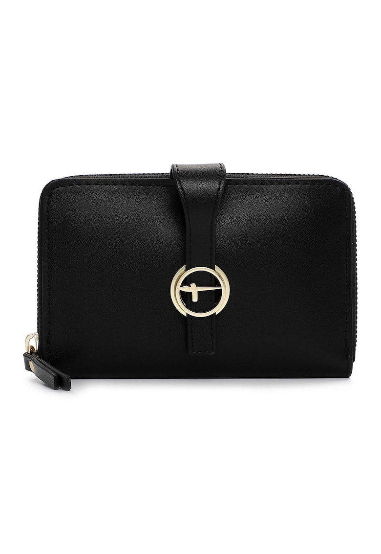 Portofel de piele ecologica cu logo metalic