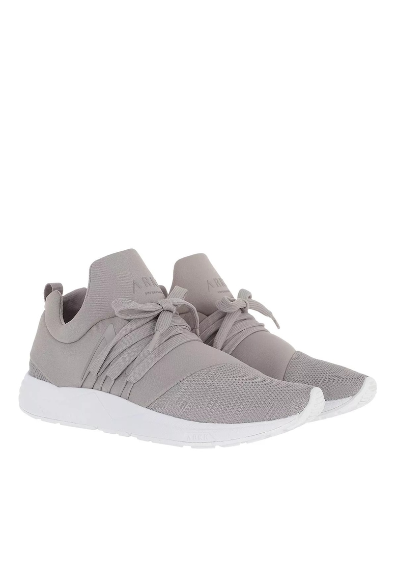 Pantofi sport slip-on cu insertii de plasa -