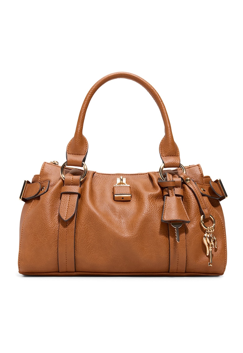 Geanta cu accesorii detasabile Alosa - Caramel