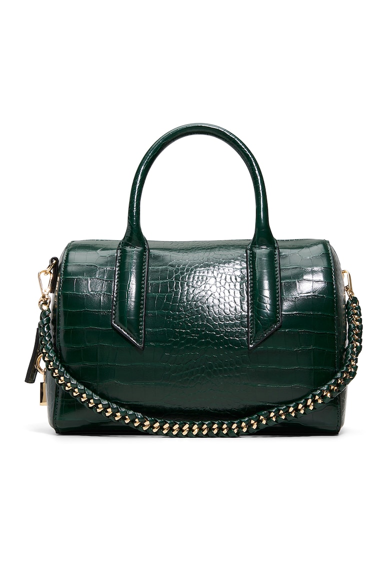 Geanta duffle din piele ecologica cu aspect de piele de crocodil Albalaerel