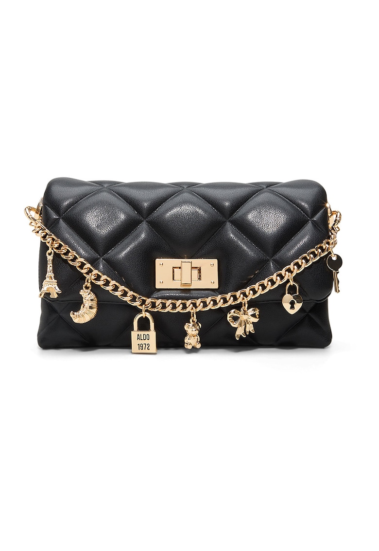 Geanta crossbody cu lant decorativ Lienna