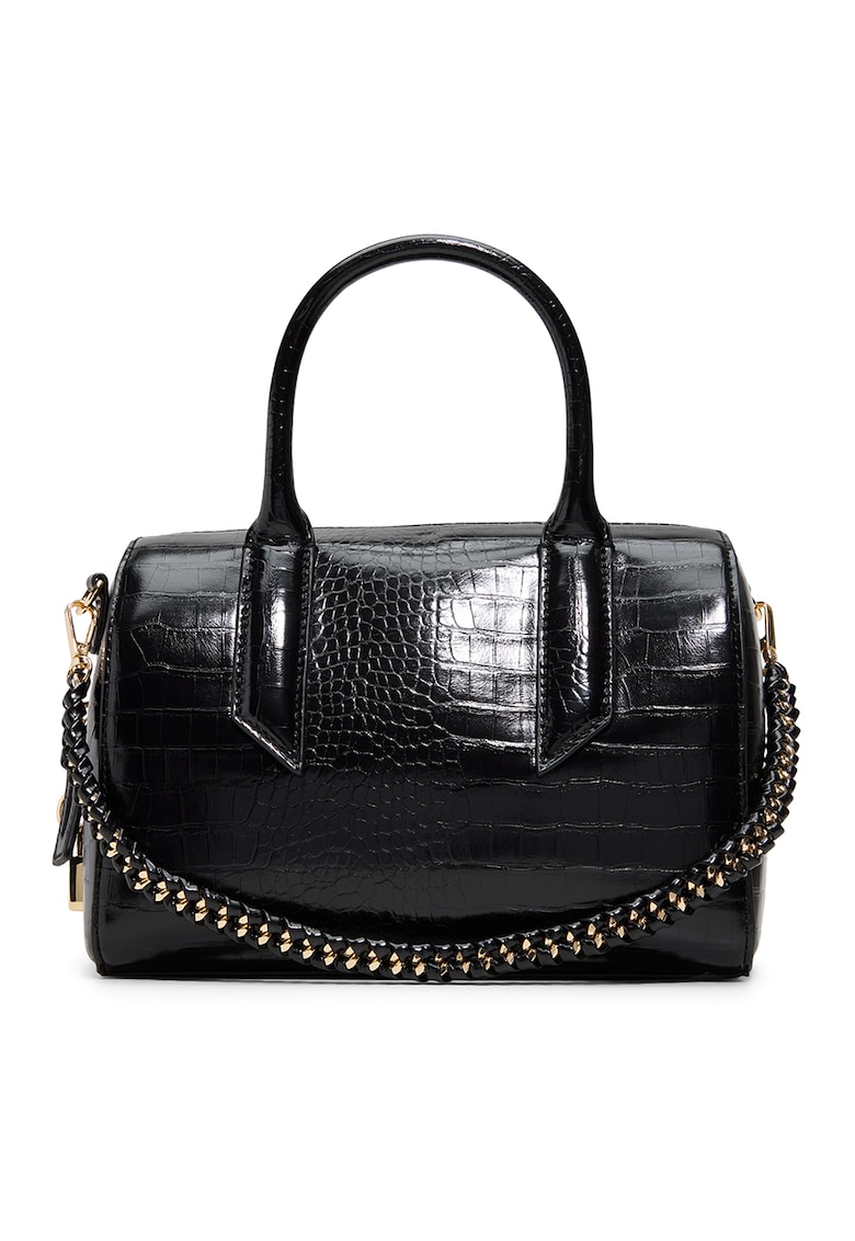 Geanta duffle din piele ecologica cu aspect de piele de crocodil Albalaerel