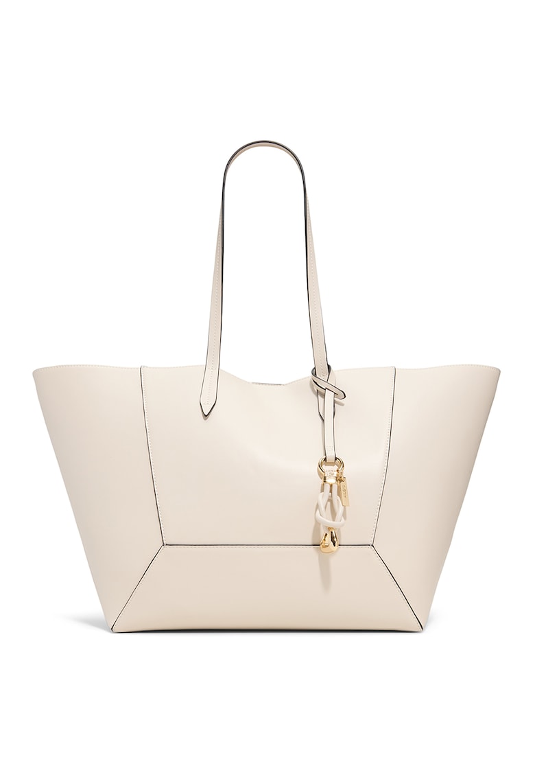 Geanta tote din piele ecologica Salubris - Alb murdar