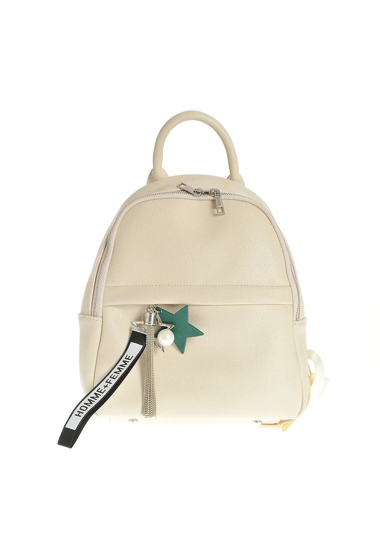 Rucsac crem cu accesorii vesele -  Paris