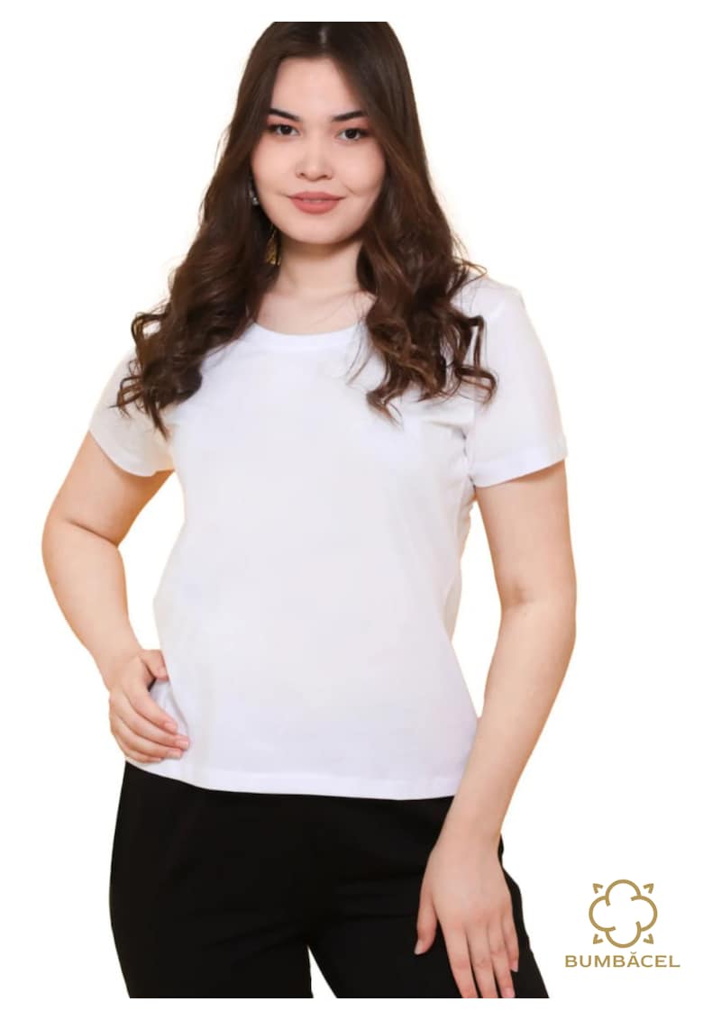 Tricou cu maneca scurta din bumbac pentru dame