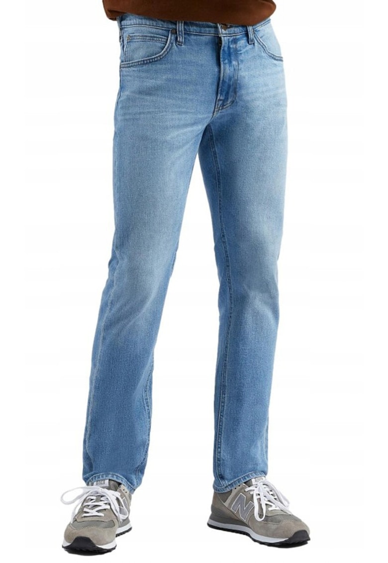 Blugi pentru barbati DAREN - bumbac/elastan - albastru