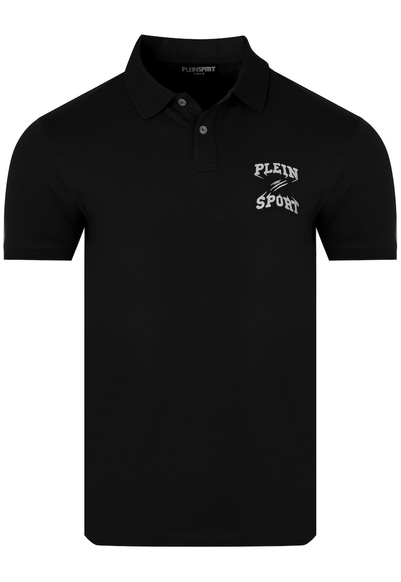 Tricou polo barbatesc negru – stil casual sport cu guler clasic - Negru