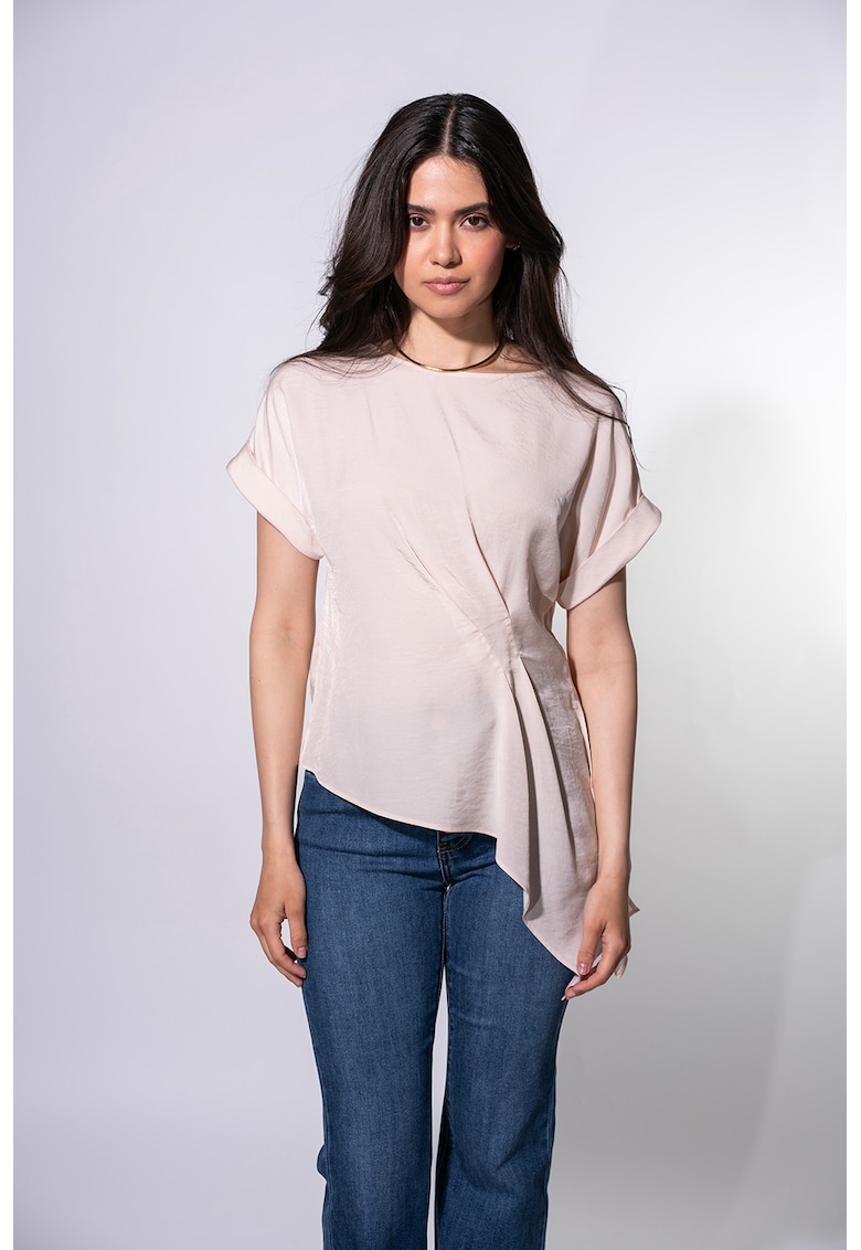 Bluza asimetrica cu maneci scurte Estrela