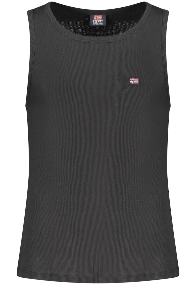 Tricou fara maneci barbati - cu mini logo brodat - Regular fit Tricou fara maneci barbati - cu mini logo brodat - Regular fit