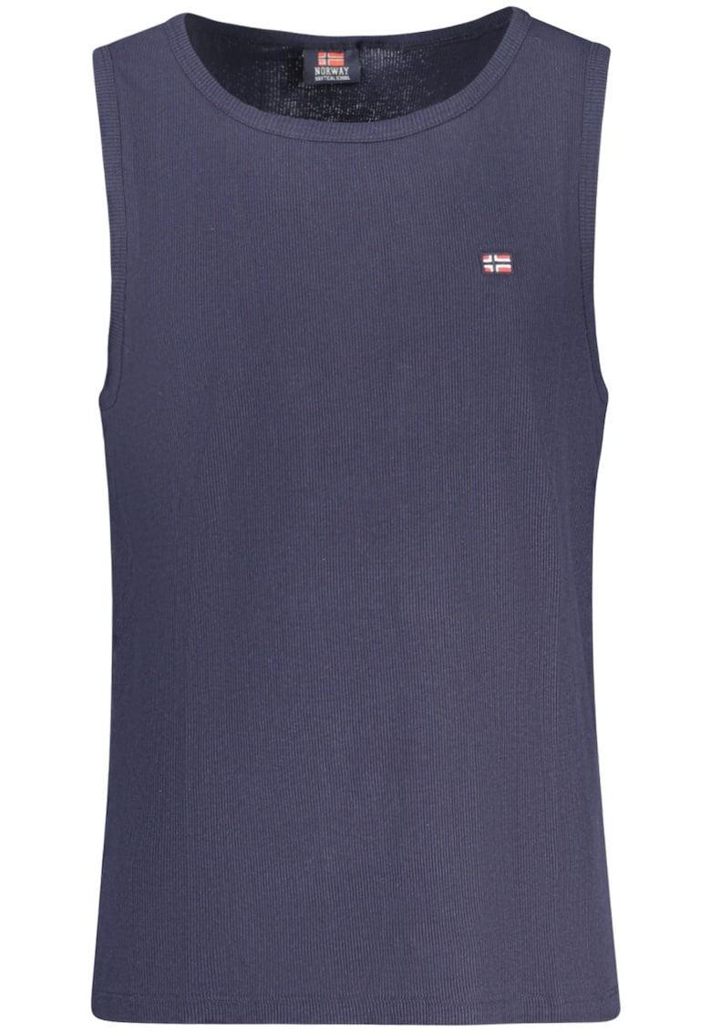 Tricou fara maneci barbati - cu mini logo brodat - Regular fit Tricou fara maneci barbati - cu mini logo brodat - Regular fit