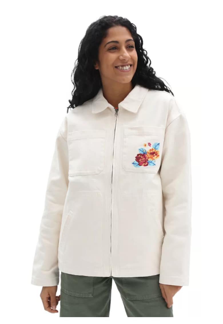 Jacheta lejera cu detaliu brodat Needlework Jacheta lejera cu detaliu brodat Needlework