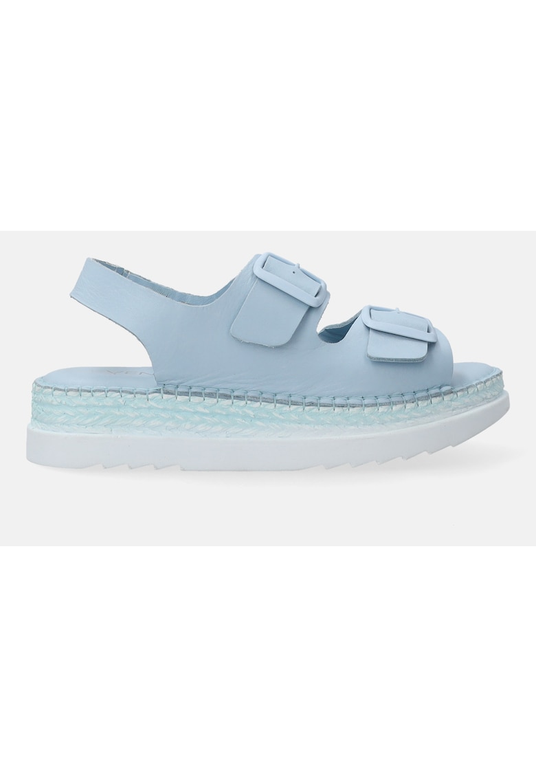 Sandale din piele cu design cu catarame