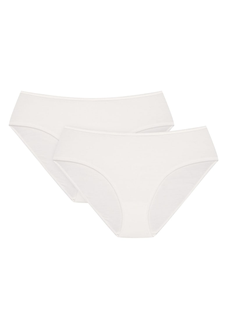 Chiloti dama cu talie inalta Blue set de 2 perechi Crem alb Chiloti dama cu talie inalta Blue set de 2 perechi Crem alb