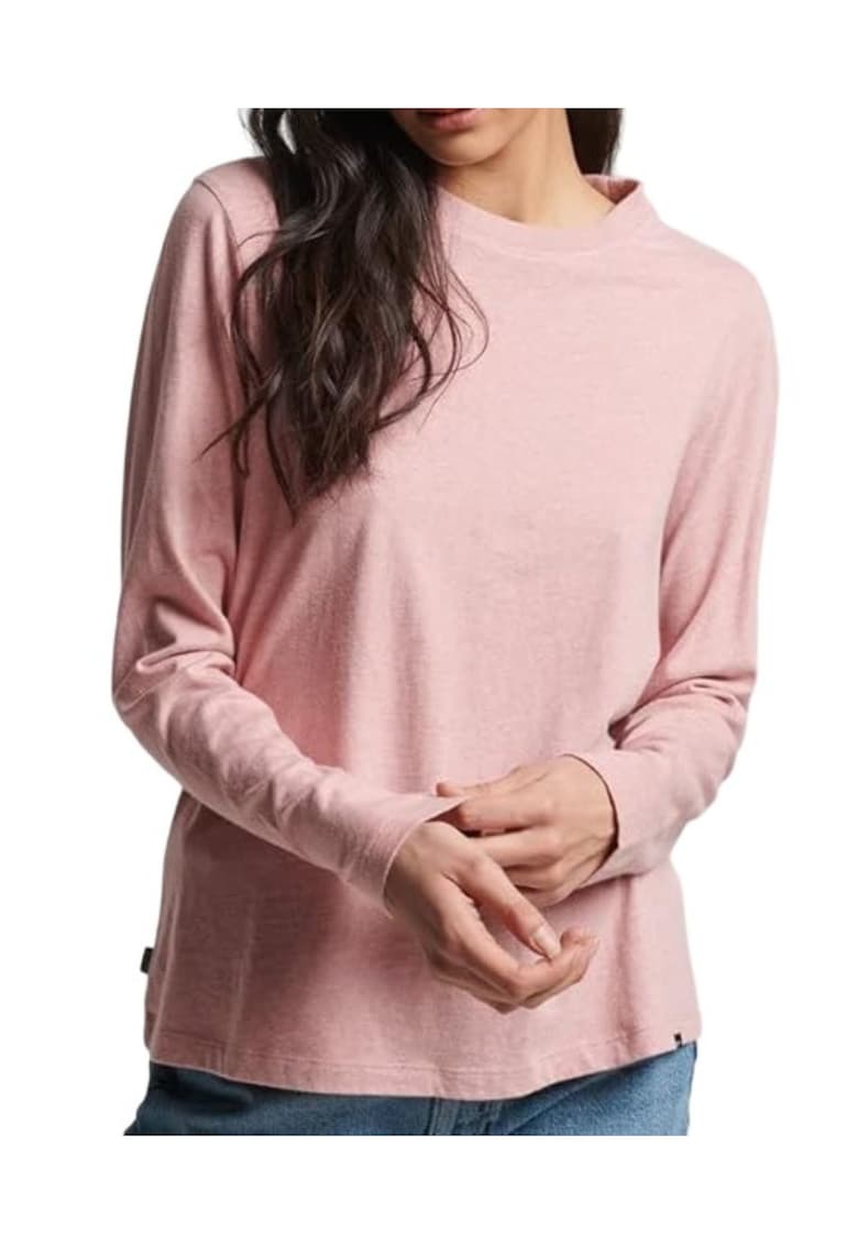 Bluza lejera cu decolteu la baza gatului