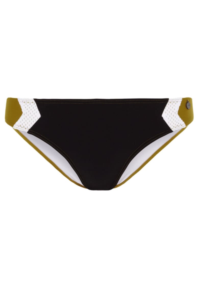 Slip de baie cu model colorblock -