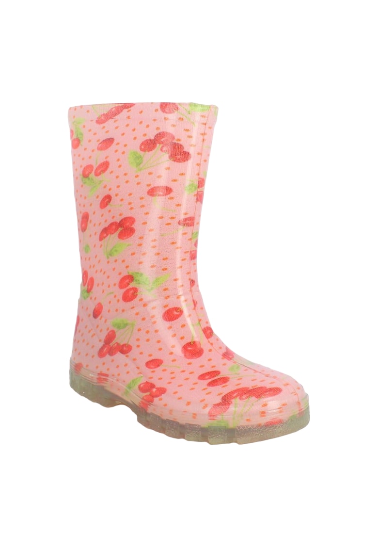 Cizme de cauciuc cu imprimeu cu cirese - Cizme de cauciuc cu imprimeu cu cirese -