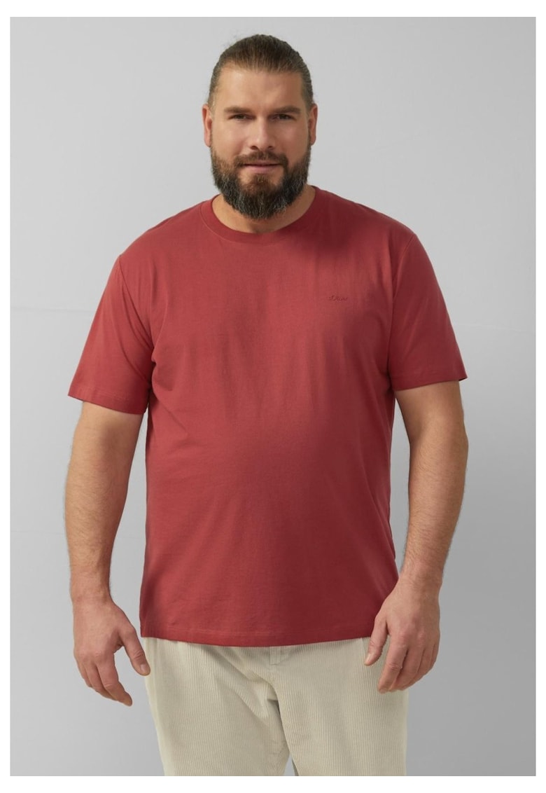 Big Sizes Tricou barbati big sizes cu decolteu la baza gatului - Regular fit