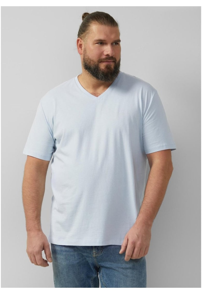 Big Sizes Tricou barbati big sizes cu decolteu in V - Regular fit