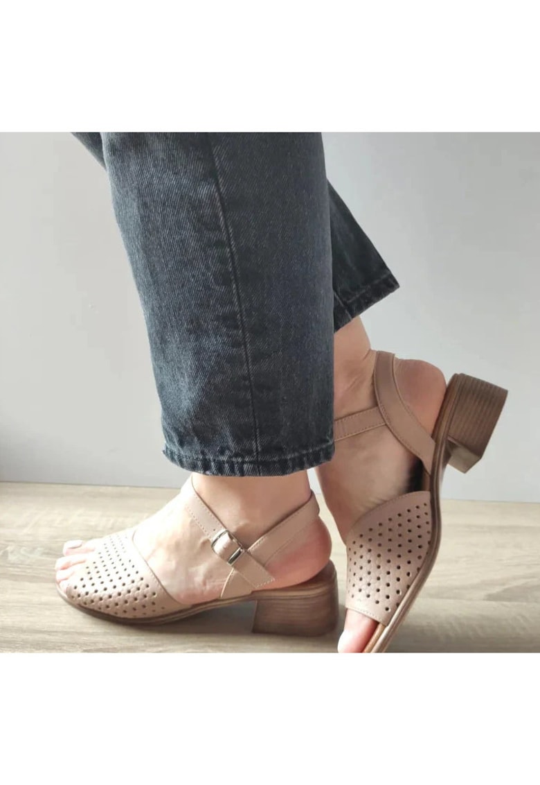 Sandale Casual Dama 160028C 03-N Bej - Bej - Bej