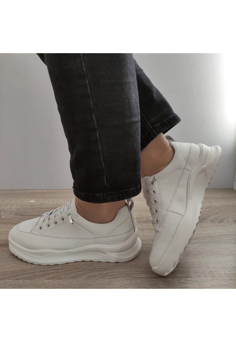 Pantofi Casual Dama 8198-8 Crem - Crem - Crem