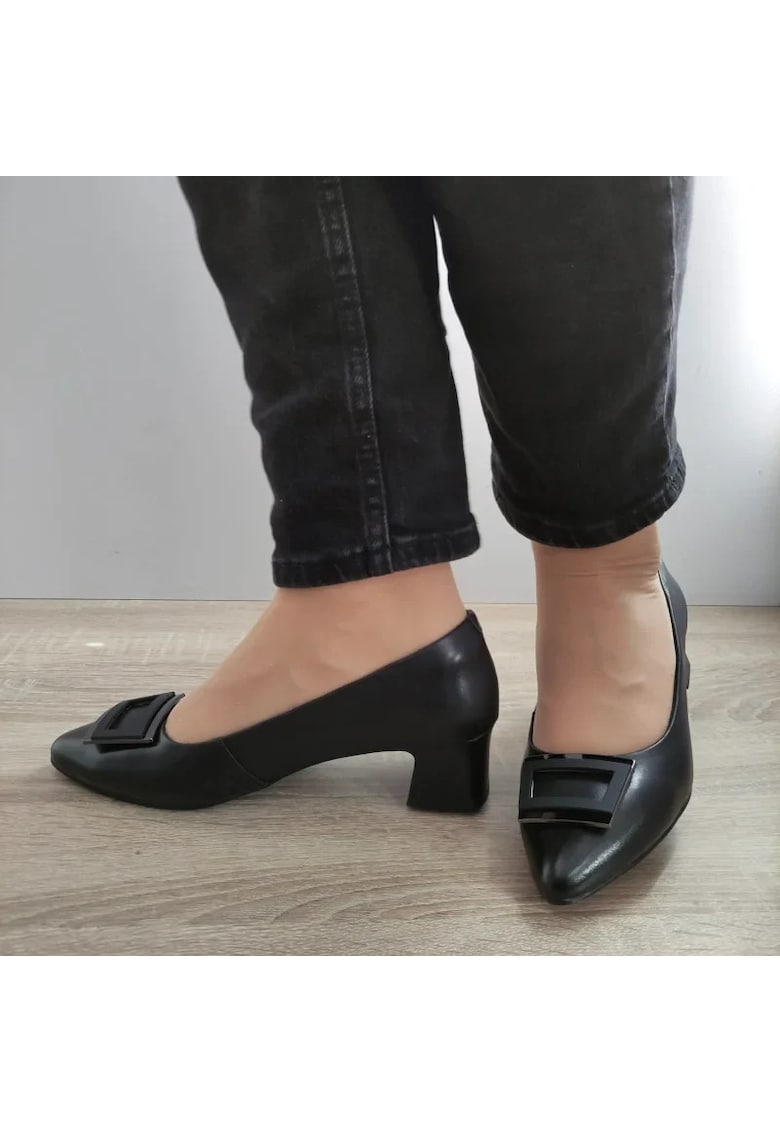 Pantofi Eleganti Dama 91158-10 Negri - Negru - Negru