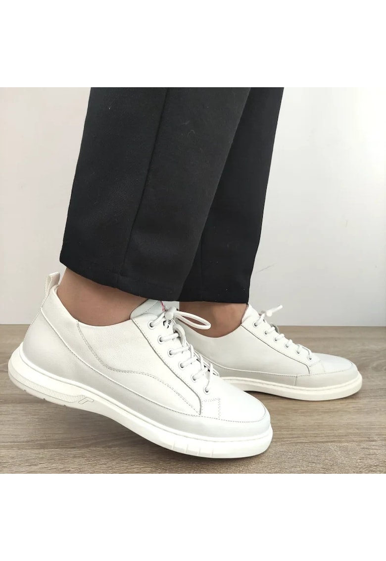 Pantofi Casual Barbati 50006B 13-N Off White - Alb - Otter - imagine 1