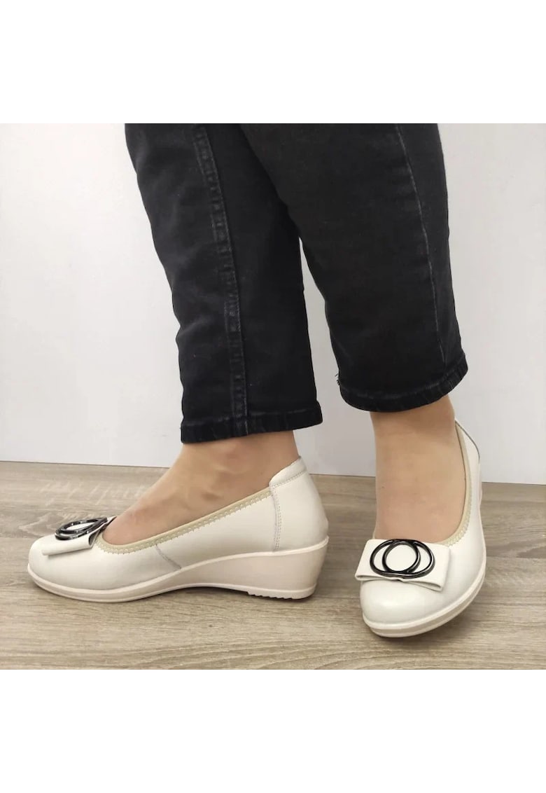 Pantofi Casual Dama 57-9 Crem - Crem - Crem