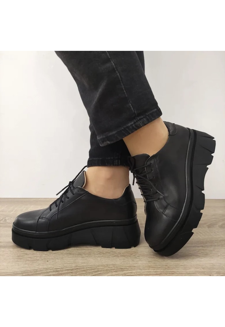 Pantofi Casual Dama 1649-9 Negri - Negru - Negru