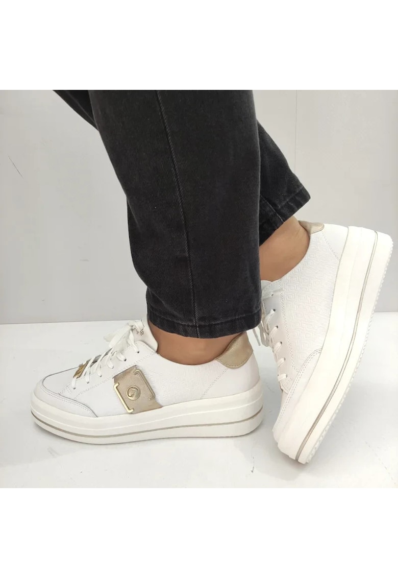 Pantofi Sport Dama D1C07-80 Albi - Alb - Alb