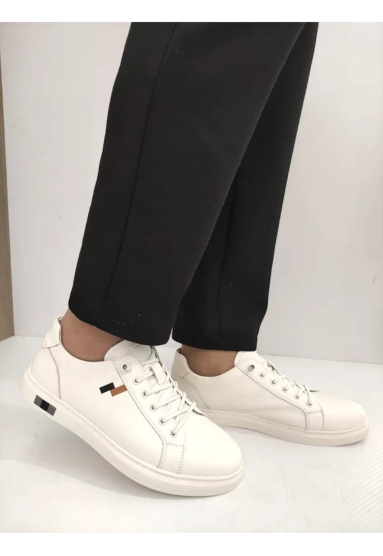 Pantofi Casual Barbati 260004B 13-N Albi - Alb - Alb - Otter - imagine 1