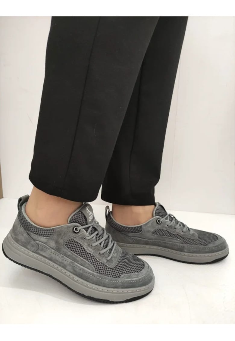 Pantofi Casual Barbati 660006A 14-Z Gri - Gri -
