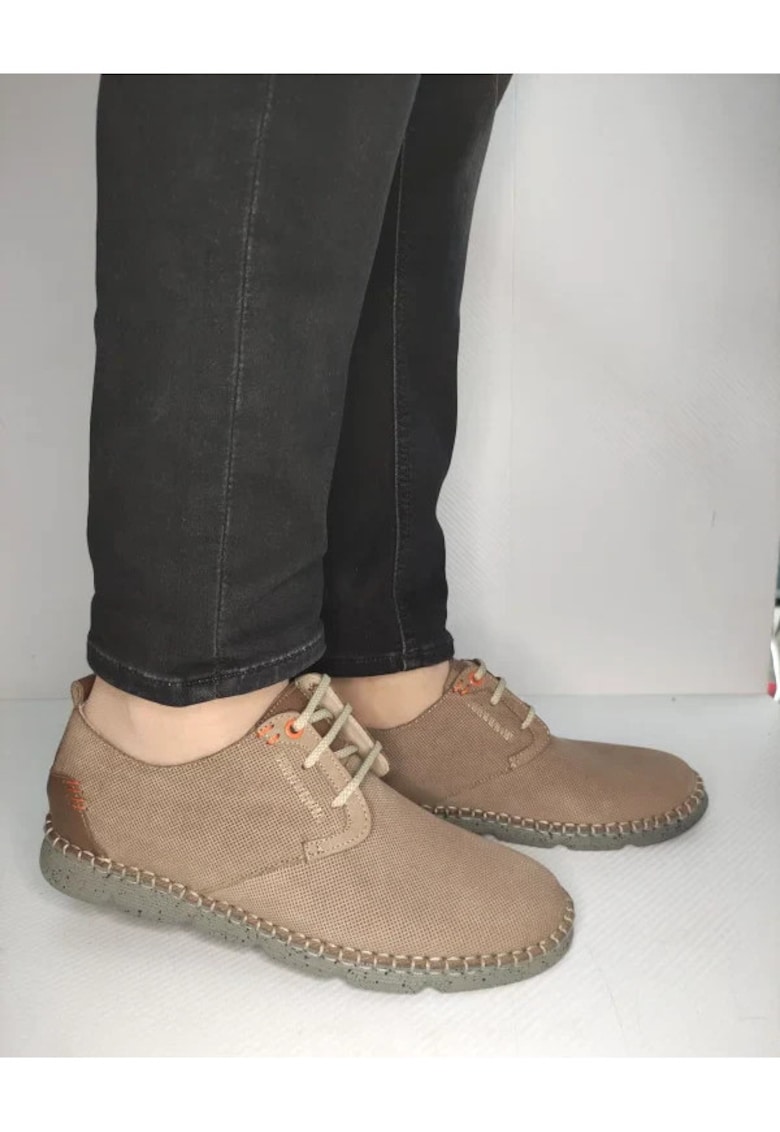 Pantofi Casual Barbati Ot2830 03-2 Bej - Bej - Bej - Otter - imagine 1
