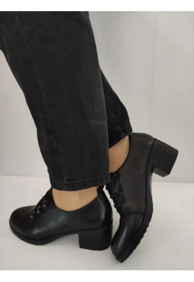 Pantofi Casual Dama 60021A 01-N Negri - Negru - Negru