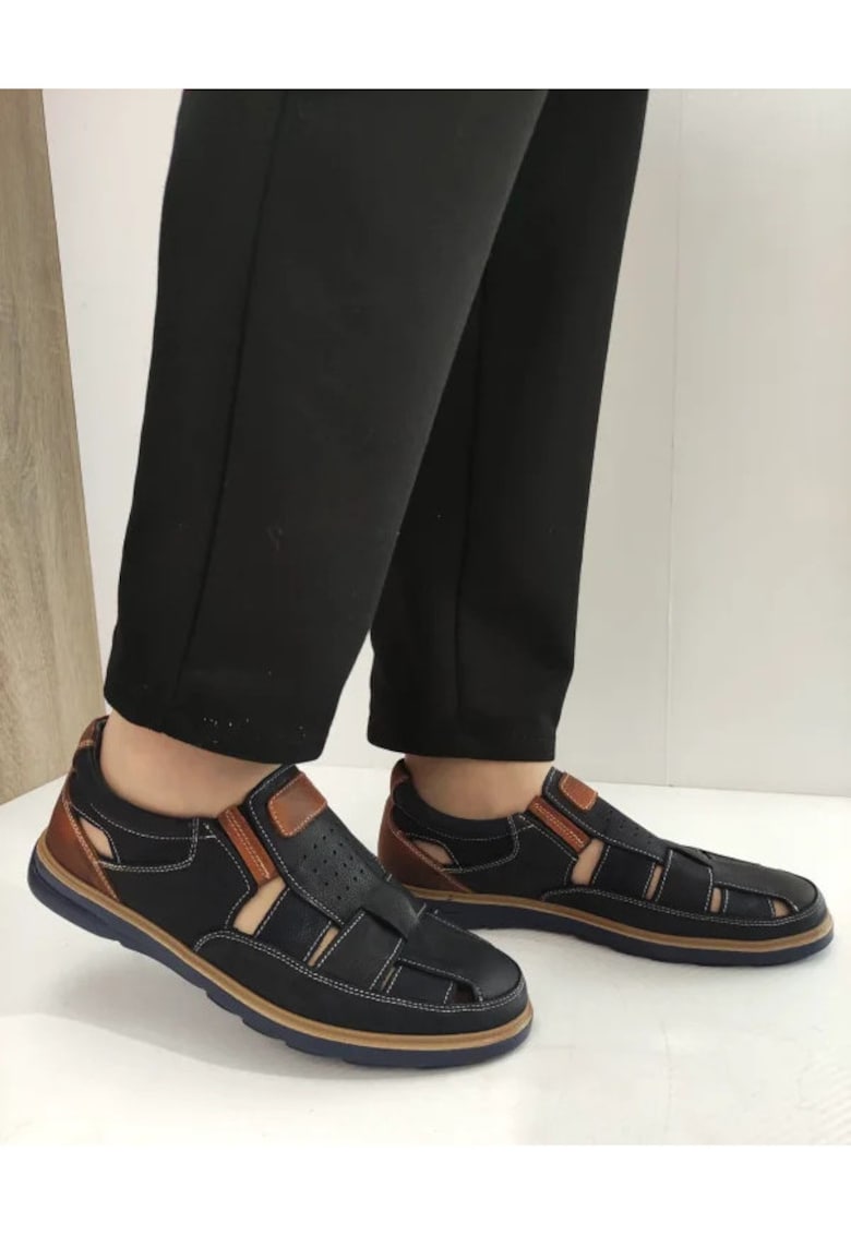 Pantofi Perforati Barbati 777 - Albastru - Albastru