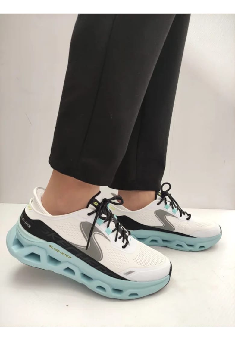 Skechers Pantofi Sport Barbati 232921 Wbl - Alb - Alb