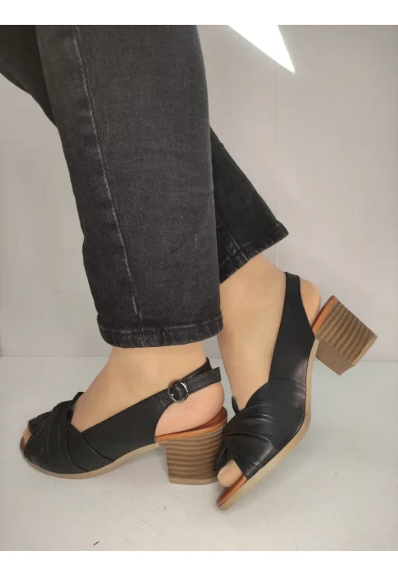 Sandale Casual Dama 82-776 Negre - Negru - Negru