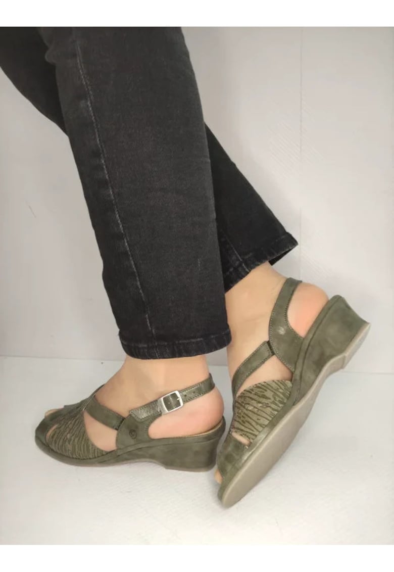 Sandale Casual Dama 0264Pt Roma 40-N Kaki - Verde -