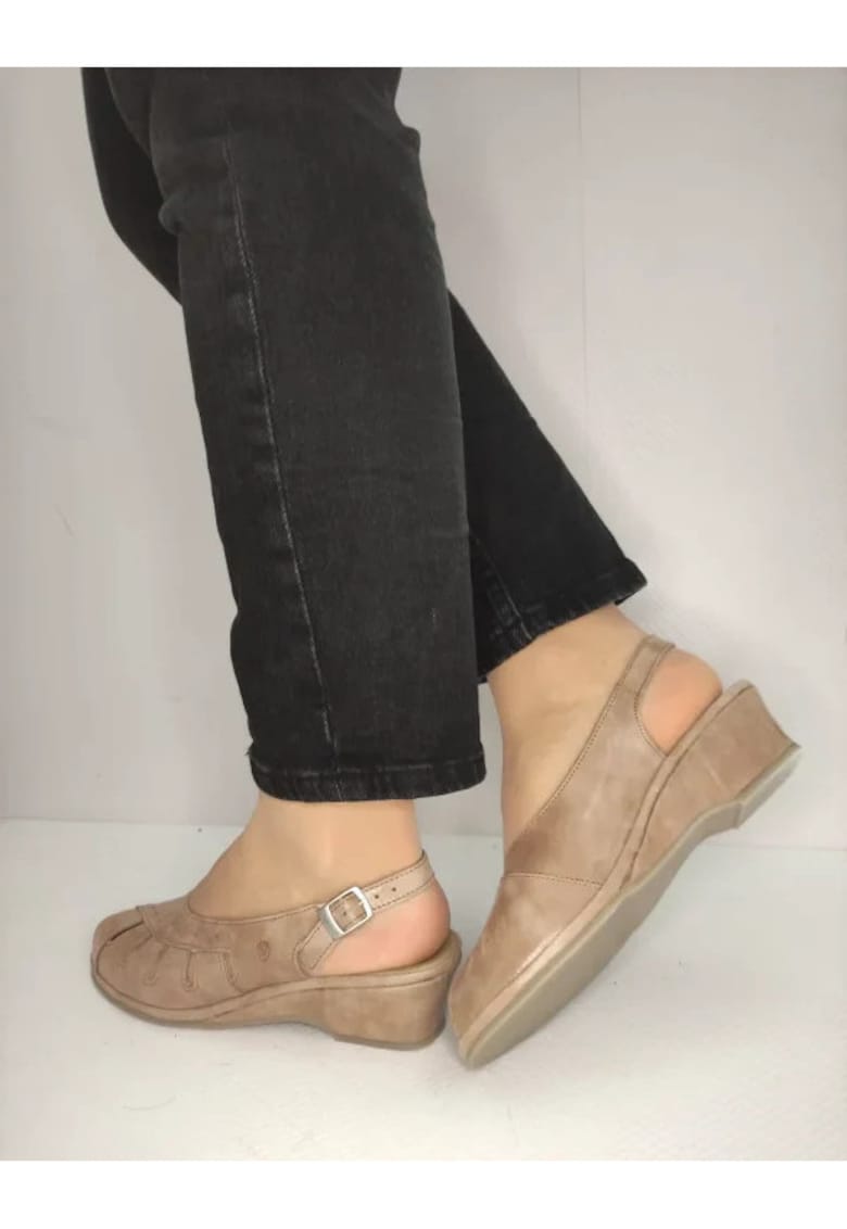 Sandale Casual Dama 0290T Roma 03-N Bej - Bej -