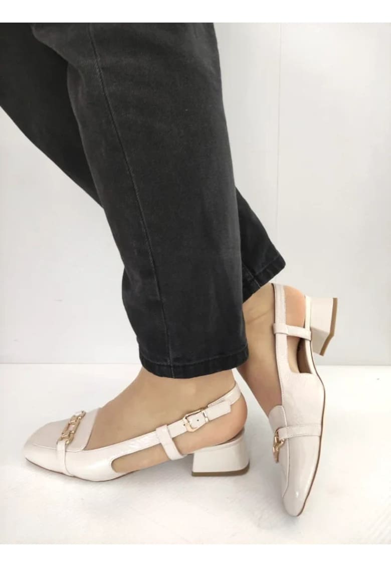 Sandale Elegante Dama 2950-44 Crem Lac - Crem - Crem