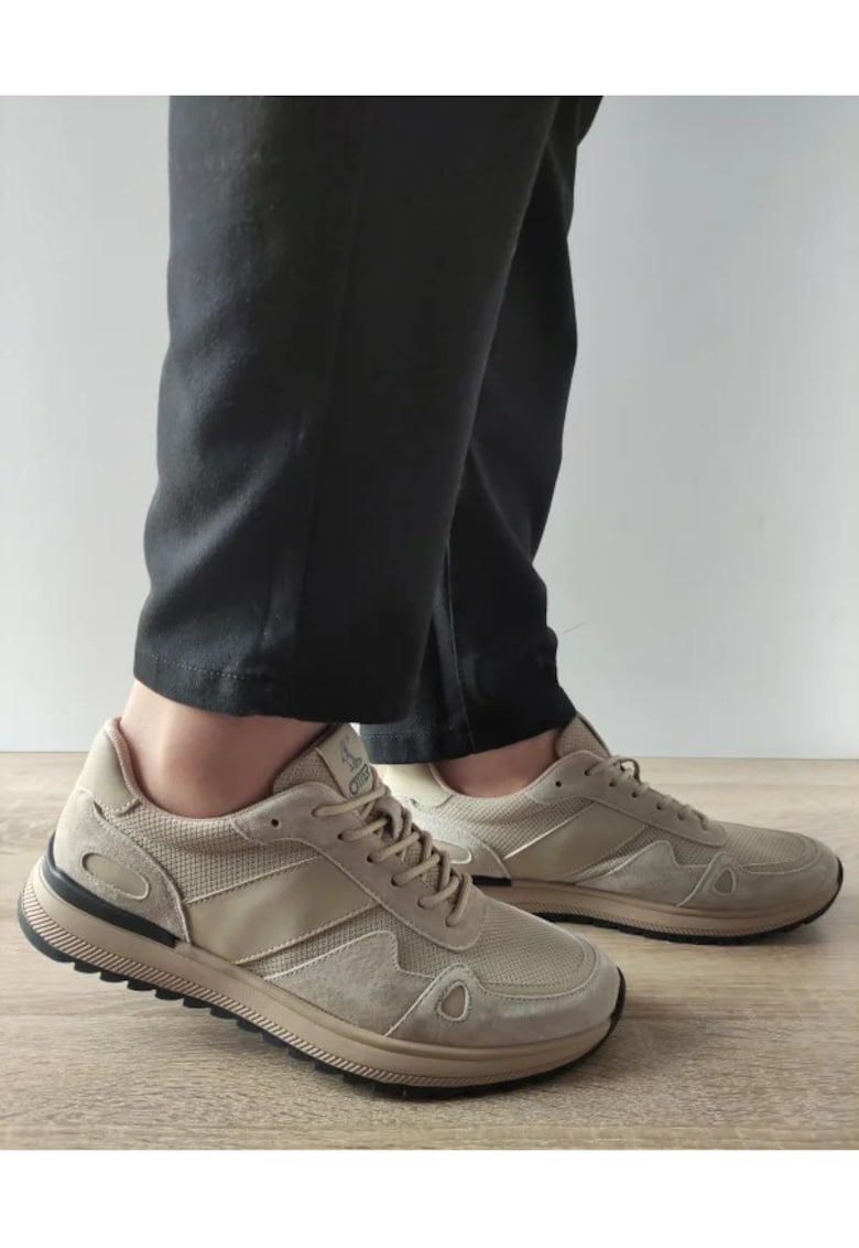 Pantofi Casual Barbati 660005B 14-Z Bej - Bej